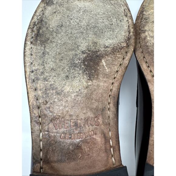 GH Bass Shoes Mens Size 10.5D Walter Burgundy Weejuns Penny Loafers Slip On - Picture 16 of 16